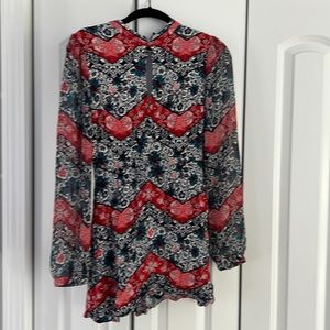 Multi pattern skort romper